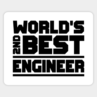 2nd best engineer Sticker